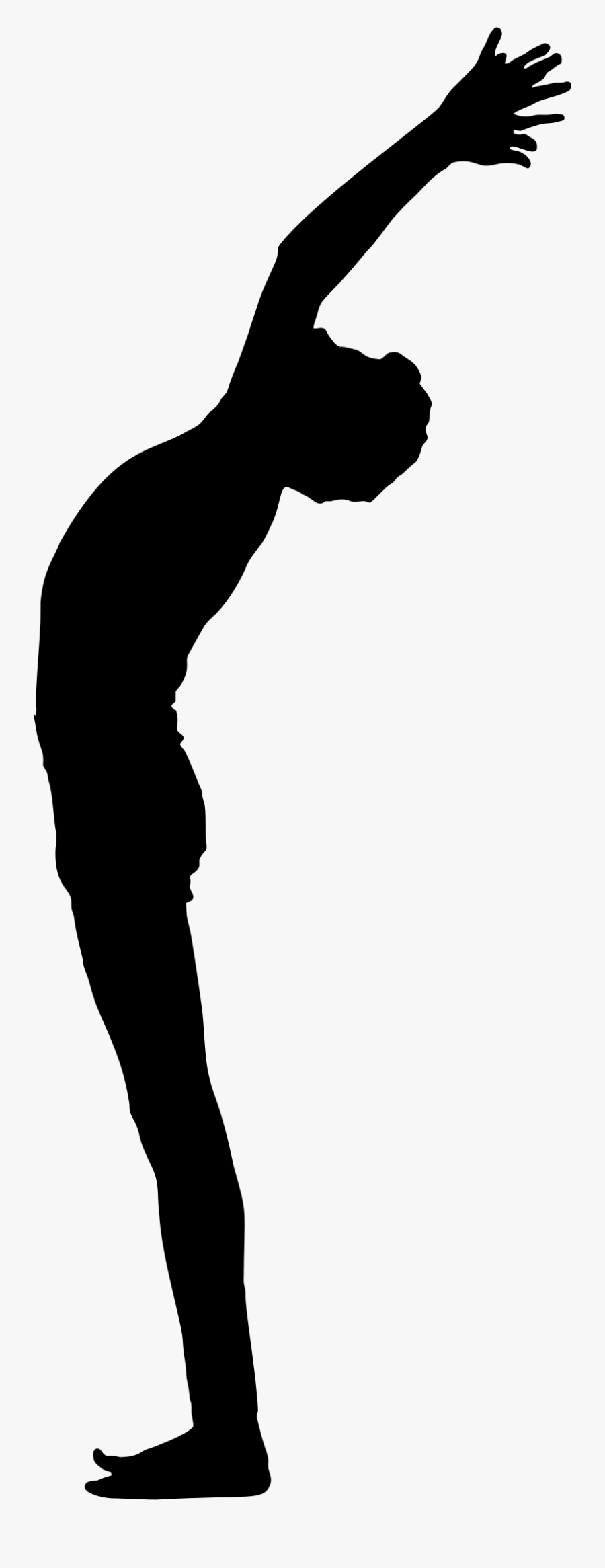 Pose Silhouette Big Image Png Male Yoga Silhouette - Yoga Male Silhouette Vector, Transparent Clipart