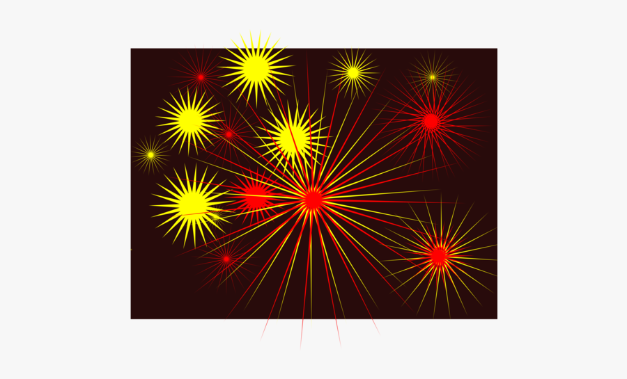 Diwali,computer Wallpaper,rectangle - Fireworks, Transparent Clipart