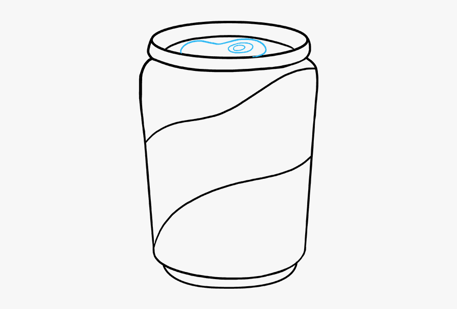 How To Draw Soda Can - Can Drawing Transparent, Transparent Clipart