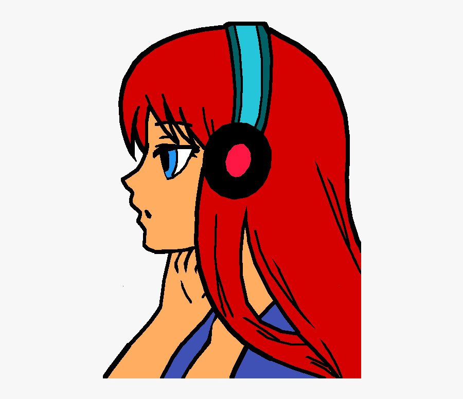 Listen To Music - Girl Gamer Png, Transparent Clipart