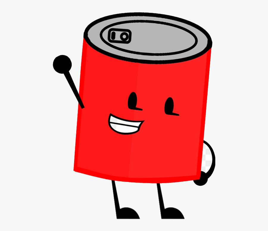 Image - Soda Can Bfdi, Transparent Clipart