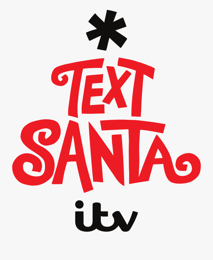 Itv Text Santa, Transparent Clipart