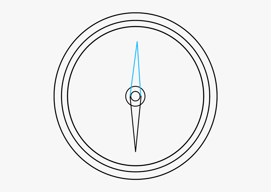 How To Draw A Compass - Ufam, Transparent Clipart