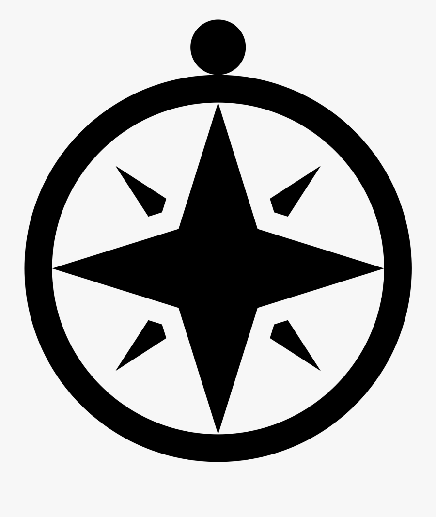 Simpleicons Places Compass With Winds Star - Compass Icon Vector Free, Transparent Clipart