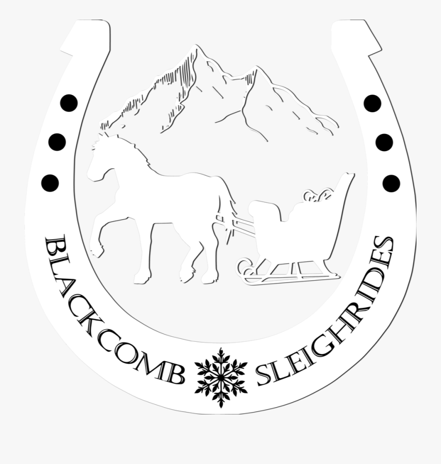 Blackcomb Sleighrides - Silhouette, Transparent Clipart