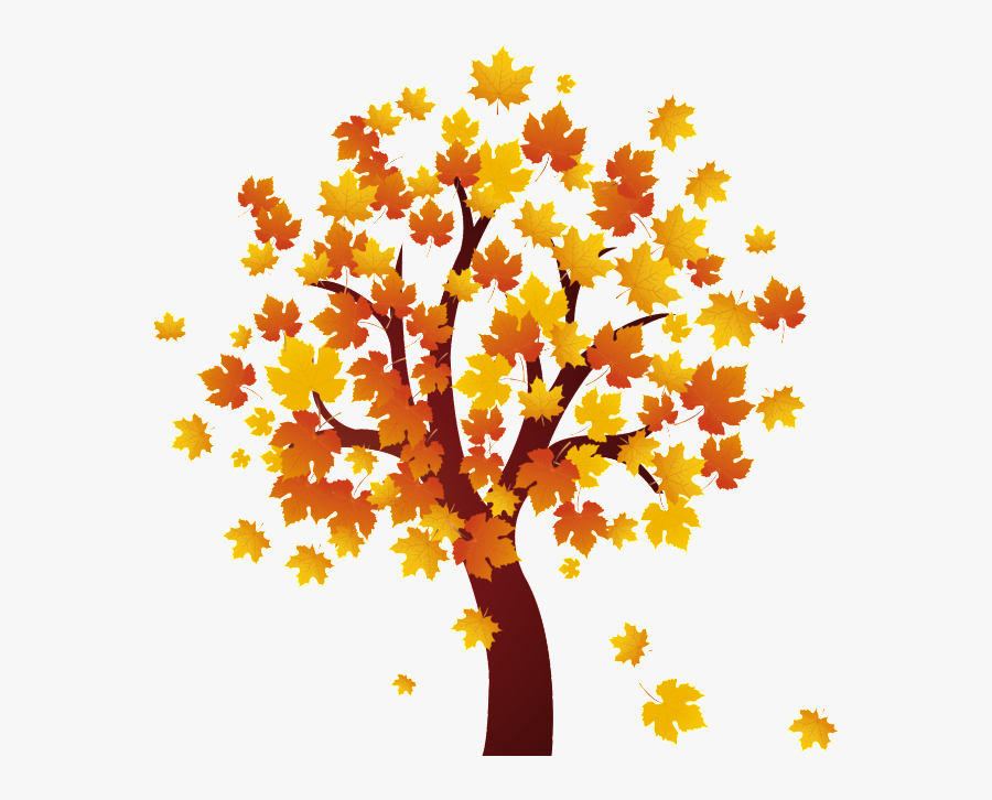 Fall Tree Clip Art - Autumn Clipart, Transparent Clipart