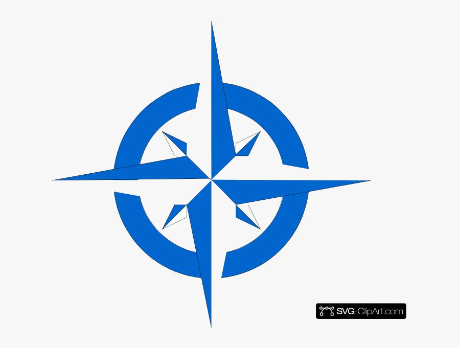 Compass Clip Art Icon And Clipart Transparent Png - Compass Points In Russian, Transparent Clipart