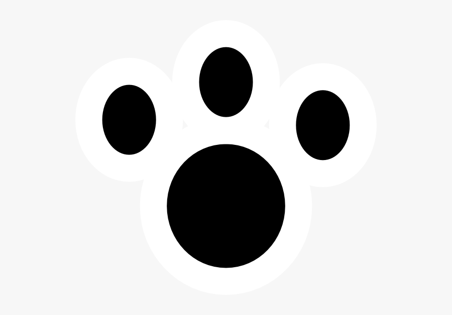 Leopard Paw Print Clip Art - Circle, Transparent Clipart