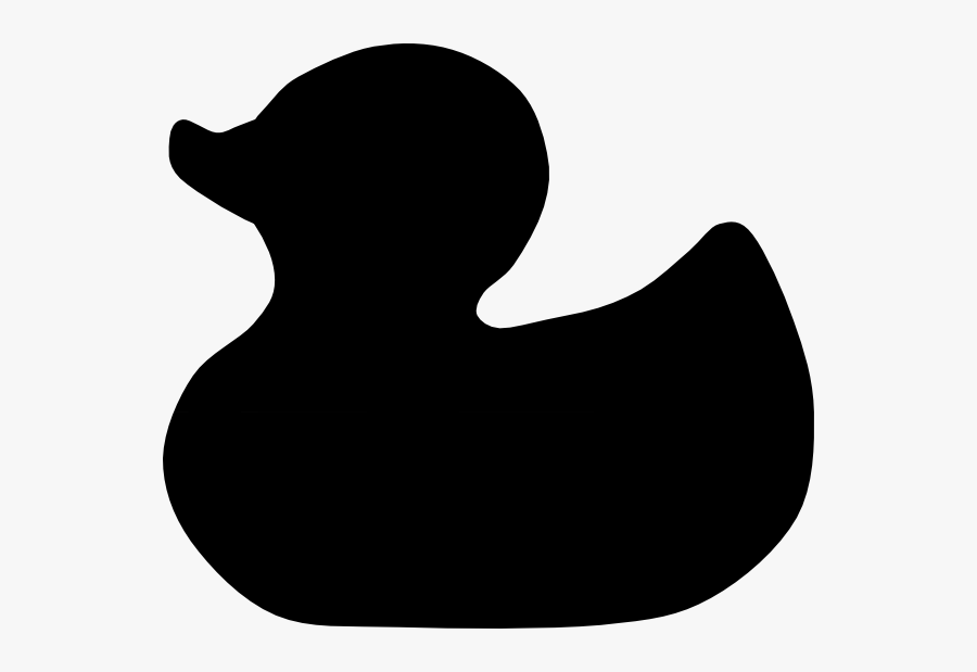 Black Clip Art Water Bird Silhouette, Transparent Clipart