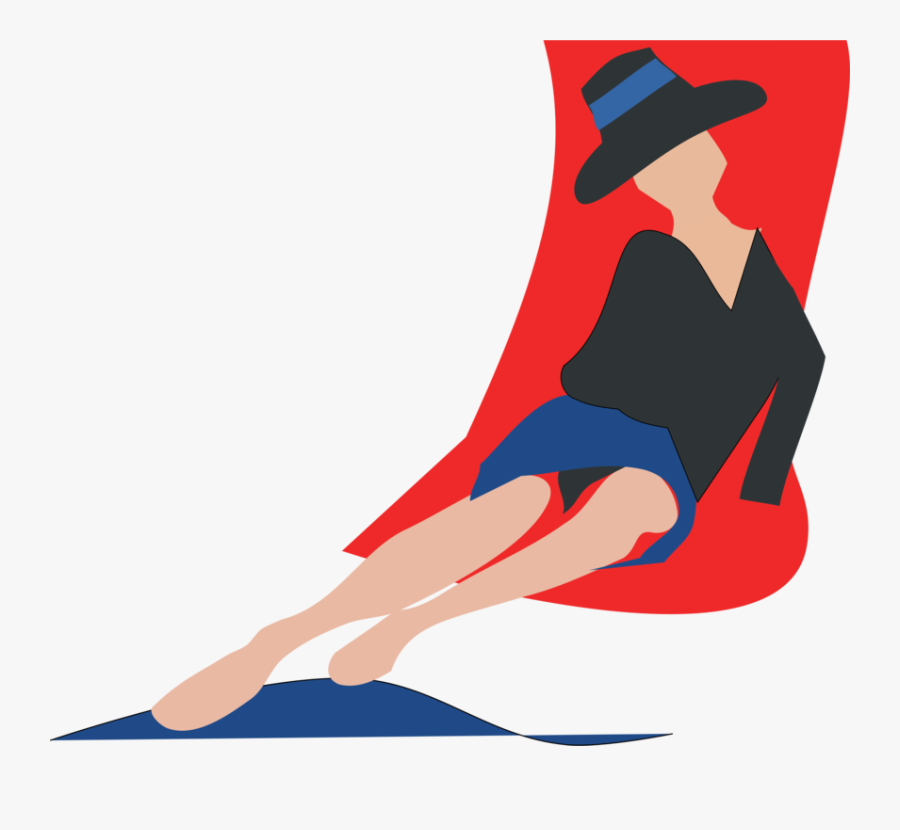 Hip,art,leg - Sunbath Png, Transparent Clipart