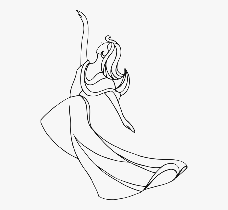 Art,monochrome Photography,beak - Dancing Drawing .png, Transparent Clipart