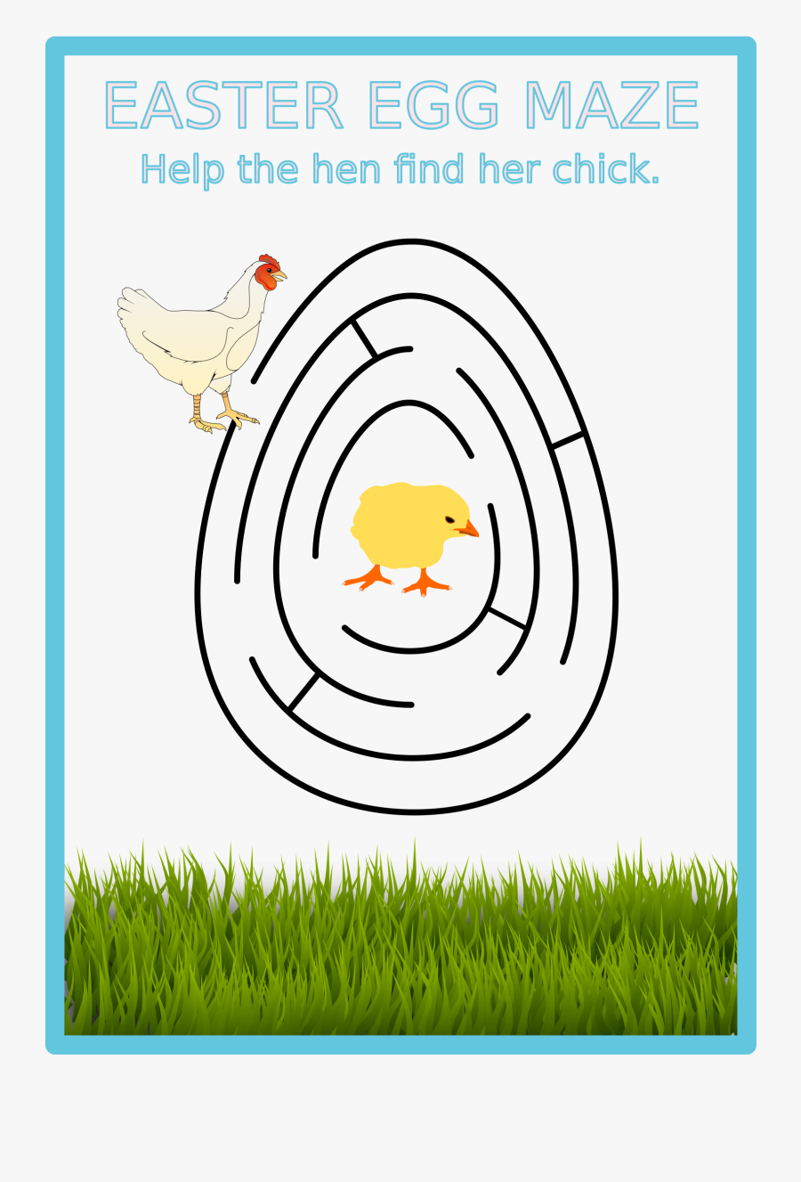 Easter Egg Maze Clip Arts Afl Football Field Template Free Transparent Clipart Clipartkey