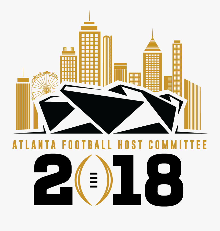 2018 Afhc Logo Black Final - Mercedes-benz Stadium, Transparent Clipart
