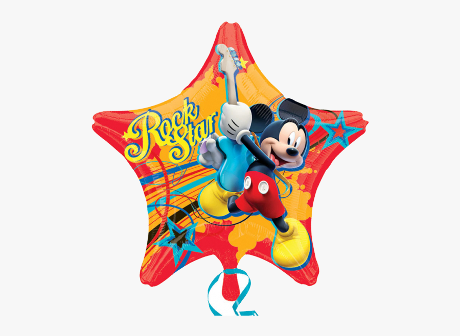 Mickey Rock Star - Balloon, Transparent Clipart