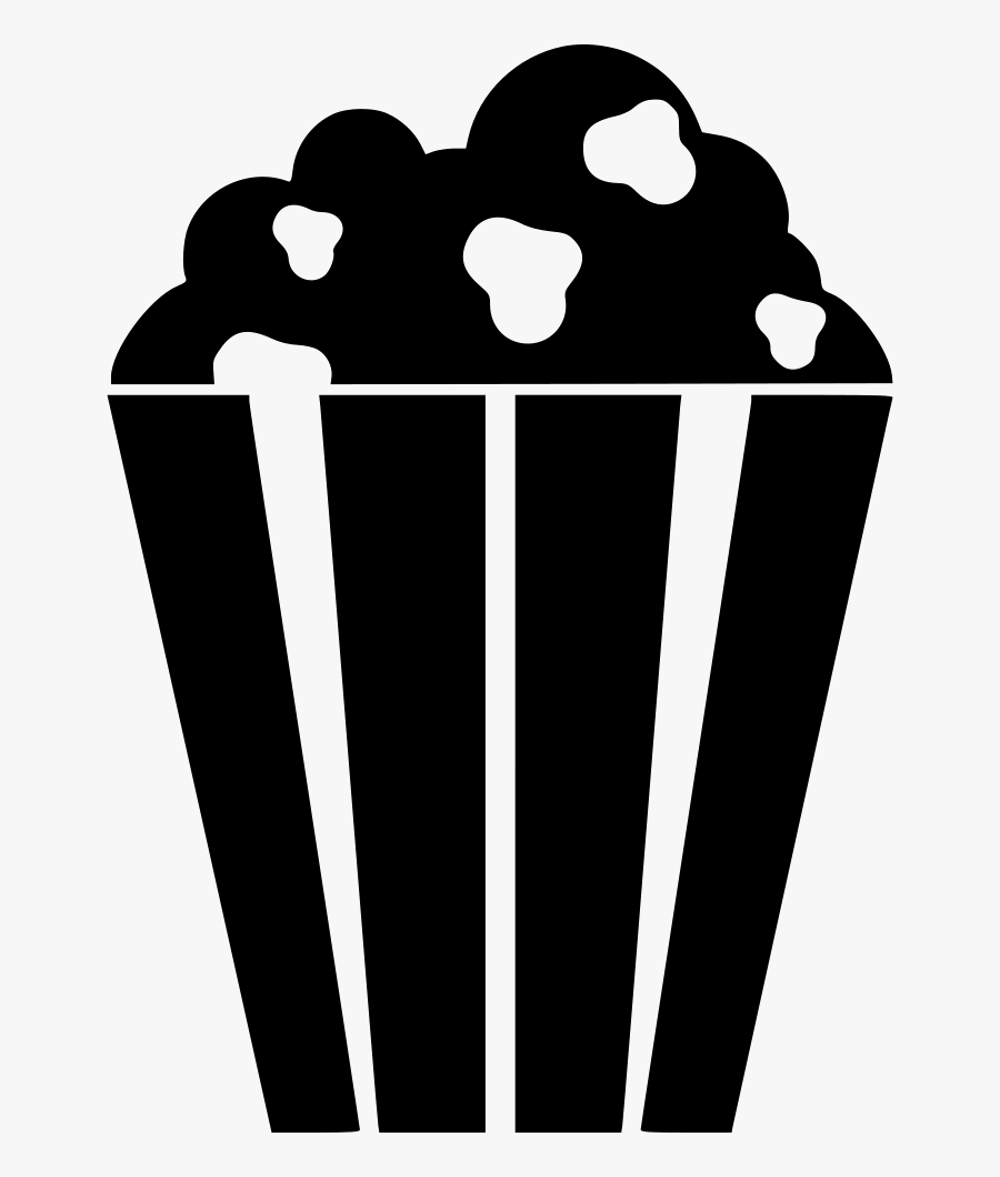 Popcorn Movie Fun Maize Sweet Theatre - Illustration, Transparent Clipart