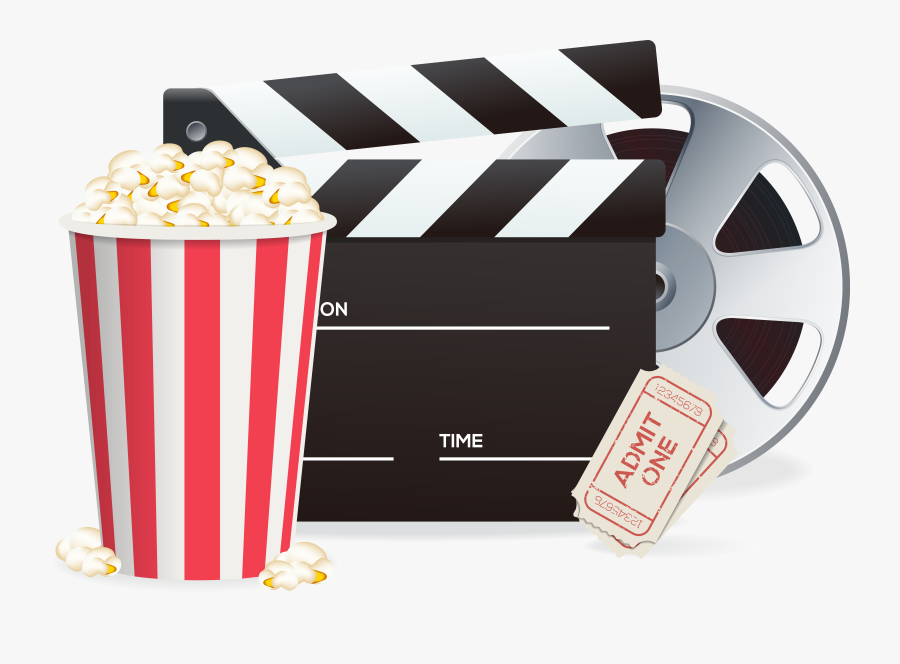 Clip Art Cinema Poster Clapperboard Decorative, Transparent Clipart