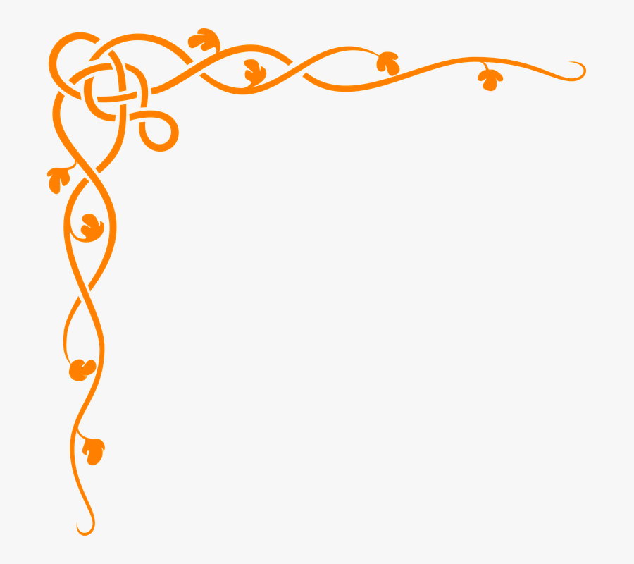 Corner Page Borders Flower Page Border Free Vector, Transparent Clipart