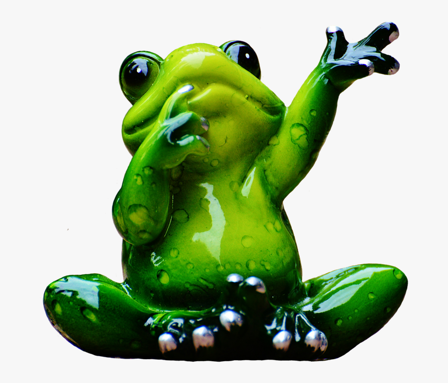 Frog, Figure, Wave, Funny, Cute, Animal, Fun, Sweet - Frog Goodbye, Transparent Clipart