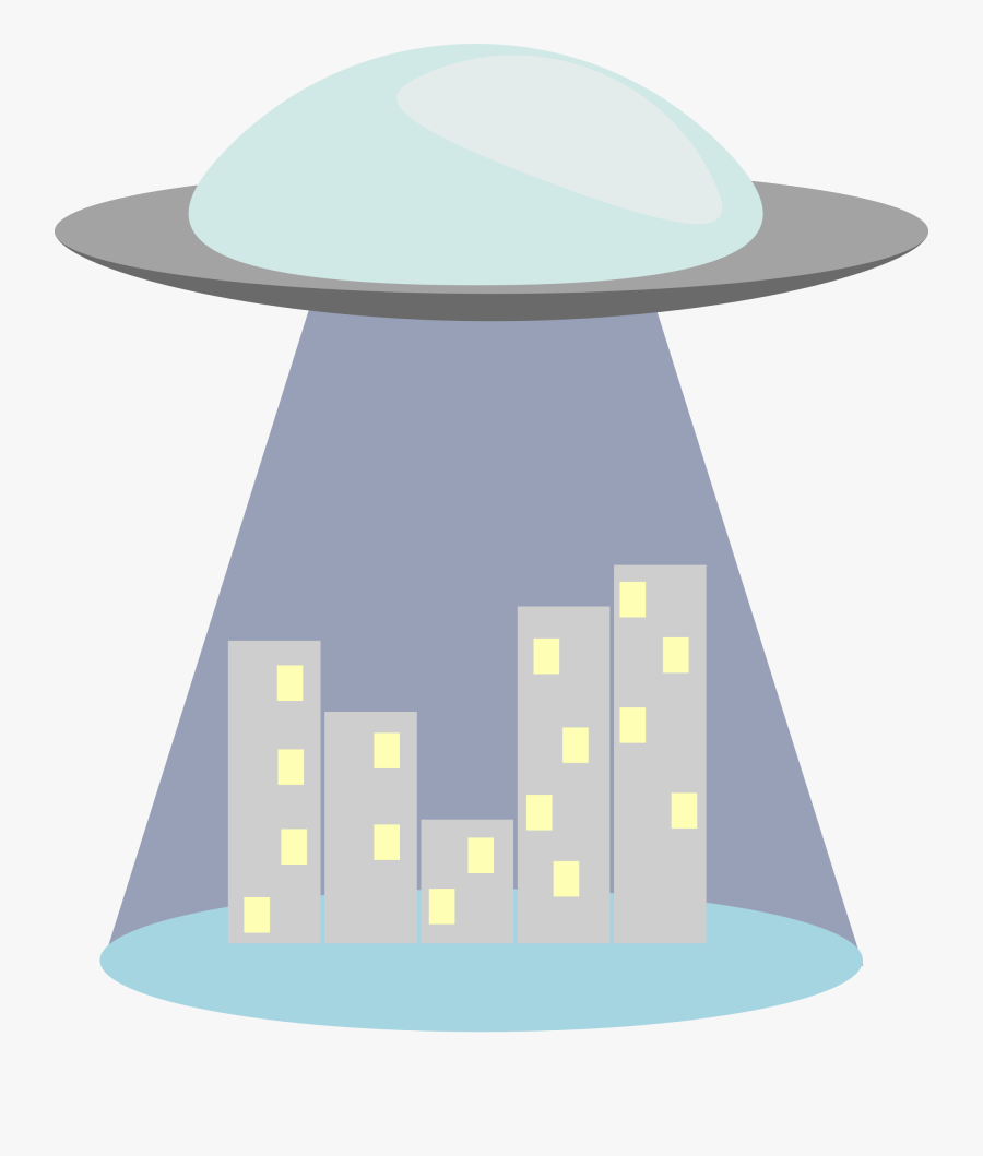 Spaceship Clipart Ufo Abduction - Scalable Vector Graphics, Transparent Clipart