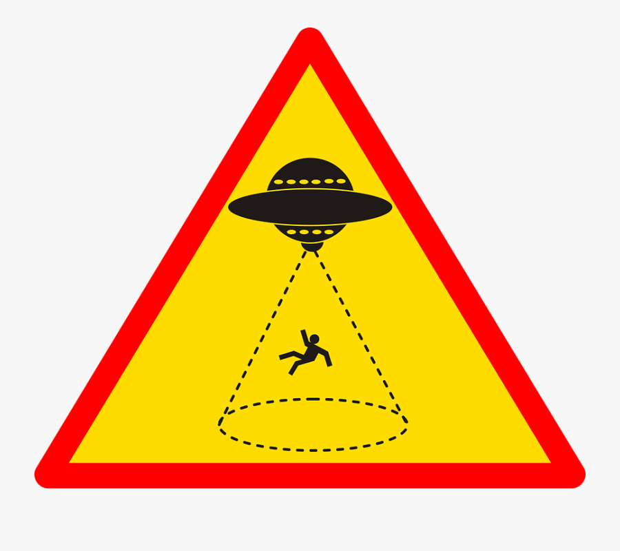 Transparent Ufo Abduction Clipart - Area 51 Transparent Sign, Transparent Clipart