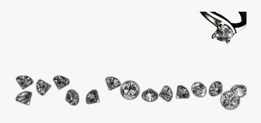 Diamonds Falling Png, Transparent Clipart
