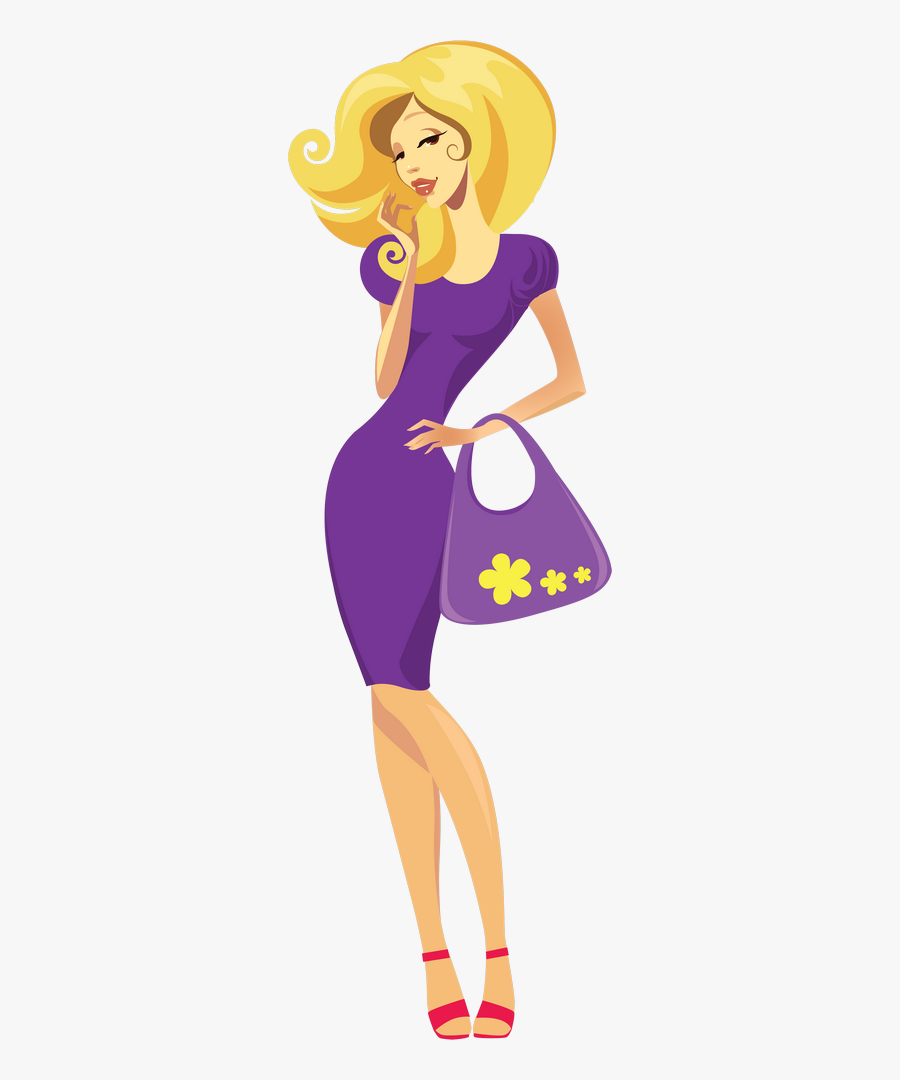 Fashion Girls - - Girl Fashion Clipart Png, Transparent Clipart