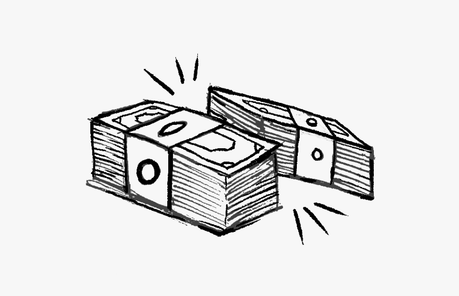 Money Pictures Black And White Transparent, Transparent Clipart