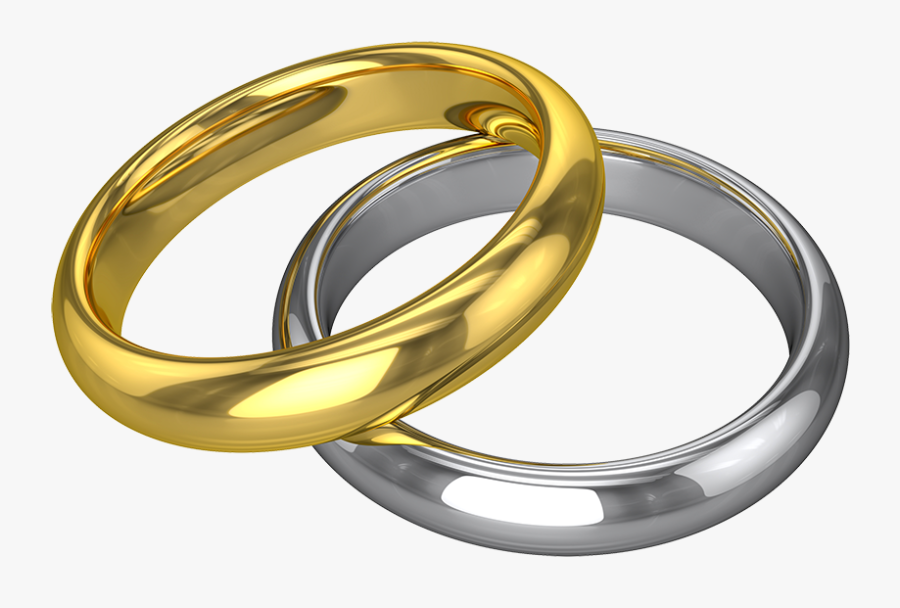 Wedding Ring Realistic Drawing, Transparent Clipart