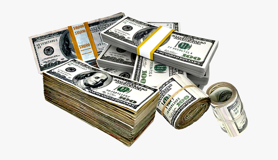 Cash Money Bank Coin Bubba Stacks - Stack Of Money Png, Transparent Clipart