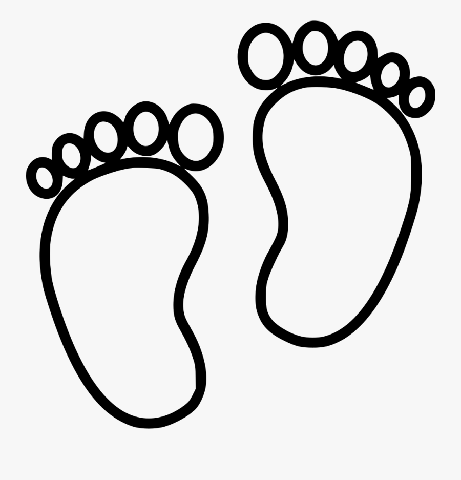 Baby Footprint, Transparent Clipart