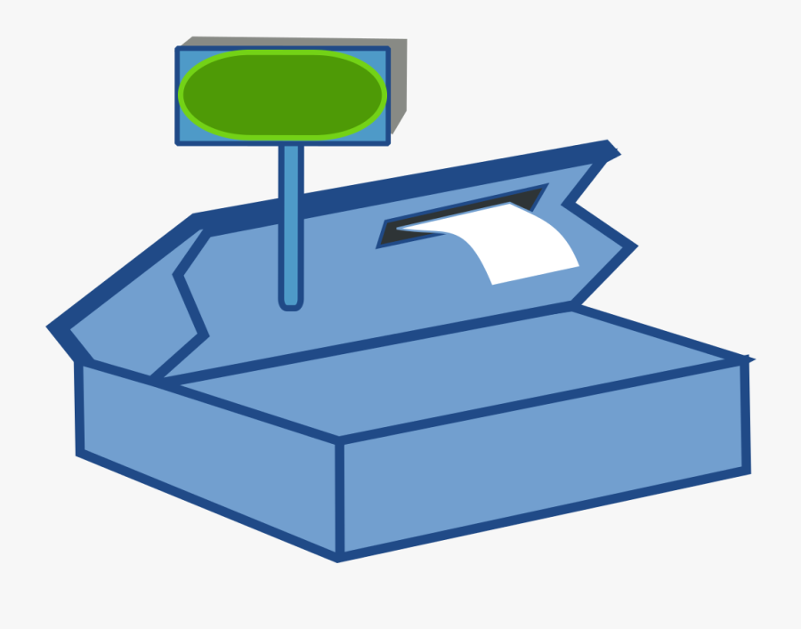 Cash Register Clip Art Download - Back Of A Cash Register, Transparent Clipart