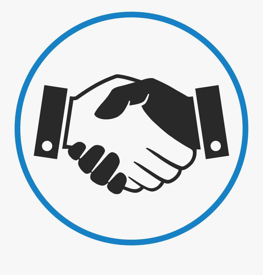 Illustration Of A Handshake - Transparent Background Handshake Png, Transparent Clipart
