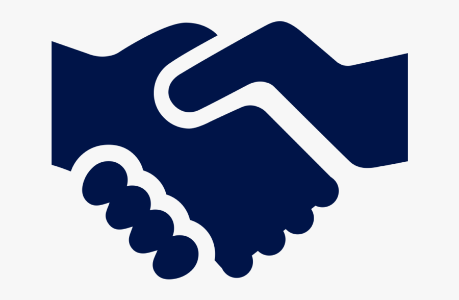 Introductions To International Investors - Hand Shaking Image Blue, Transparent Clipart