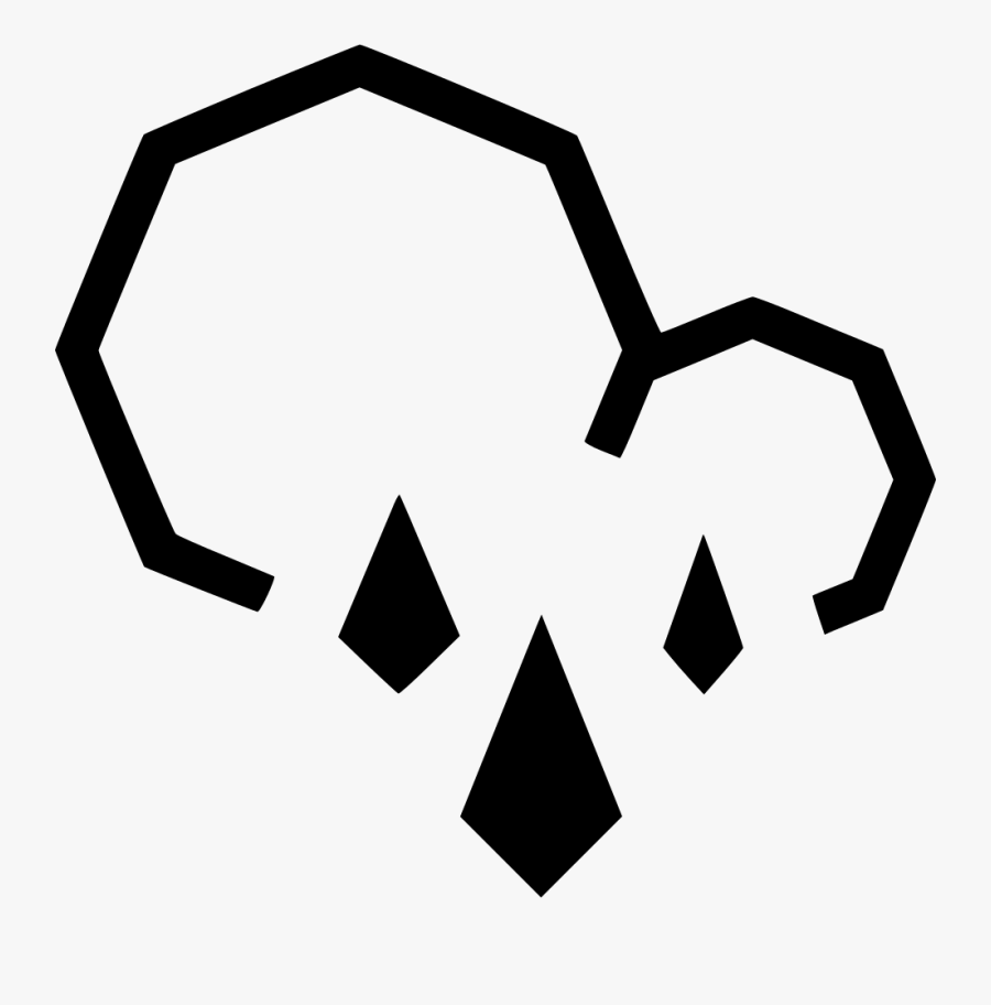 Cloud Sprinkle Rain Svg Png Icon Free Download - Portable Network Graphics, Transparent Clipart