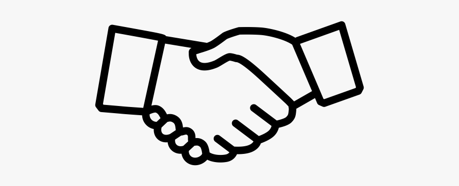 Drawing Shaking Hands Colors, Transparent Clipart