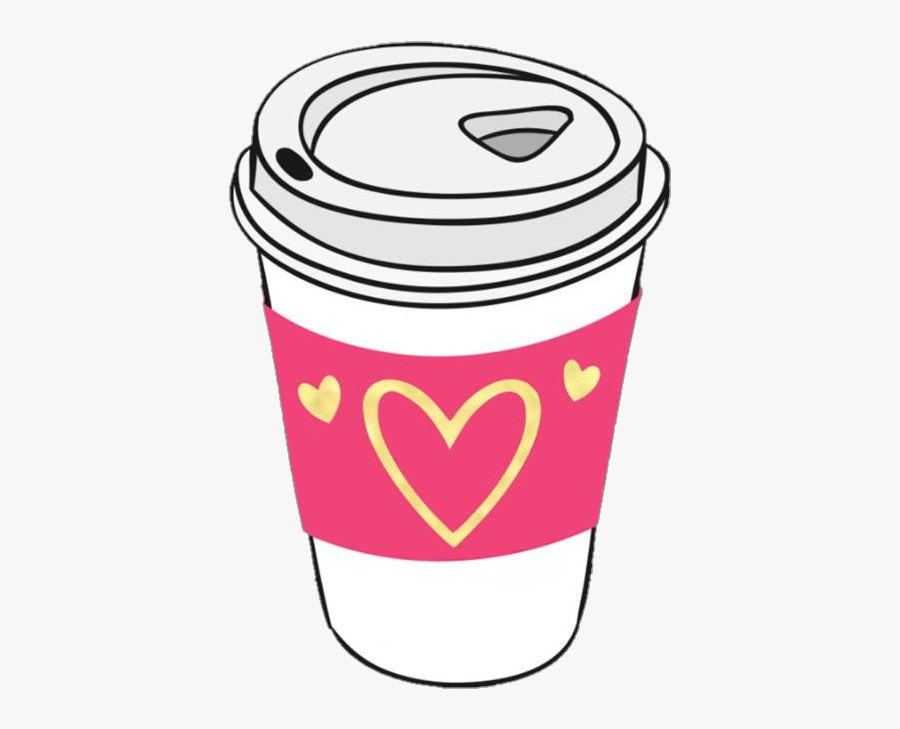 #coffee #cup #coffeecup #heart #hearts #pink #daddybrad80 - Clip Art Coffee Cup With Heart, Transparent Clipart