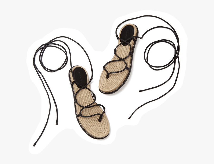 Paul Andrew Wrap It Up Sandals - Illustration, Transparent Clipart