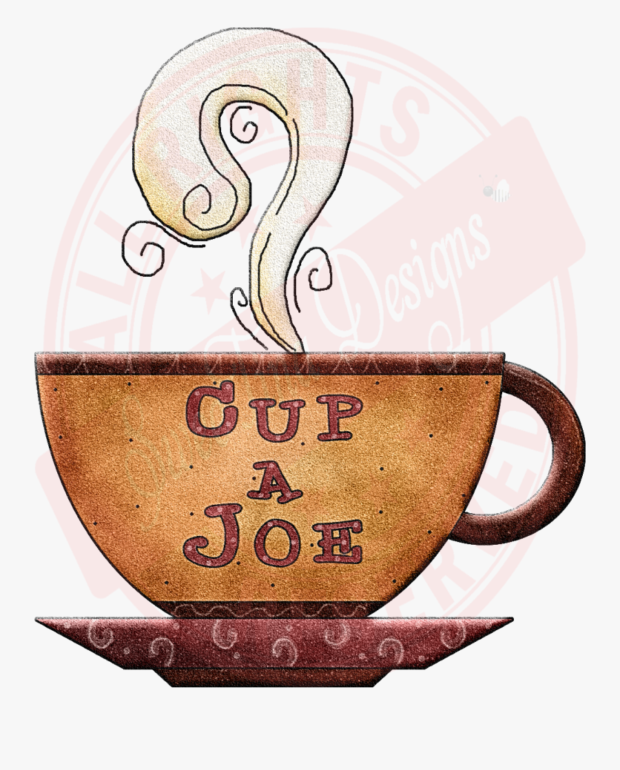 Transparent Coffee Cup Heart Clipart - Time For A Cup Of Joe, Transparent Clipart