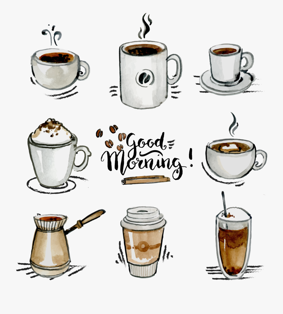 Free Download Coffee Euclidean Vector Icon - Cute Coffee Tumblr Drawing, Transparent Clipart