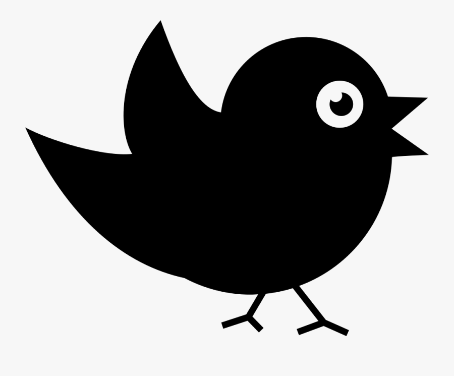Bird,beak,clip And White,perching - Bird Side View Black, Transparent Clipart