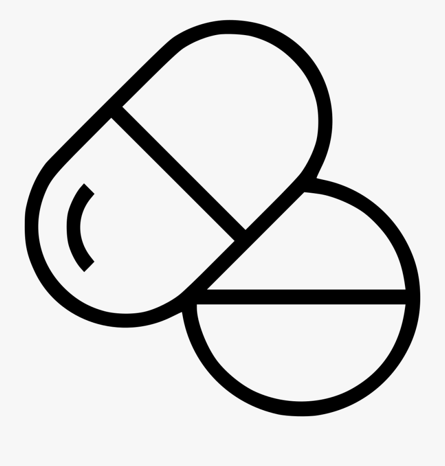 Pharmaceutical Computer Tablet Icons Drug Capsule Vector - Popsicle Clipart Black And White, Transparent Clipart