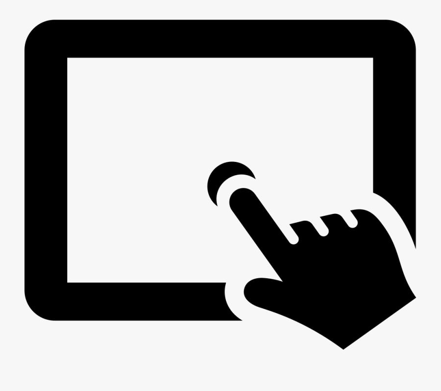 Tablet Hand Icon Png, Transparent Clipart