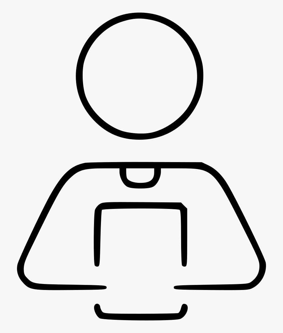 Man Digital Tablet Book Transparent Background - Line Art, Transparent Clipart
