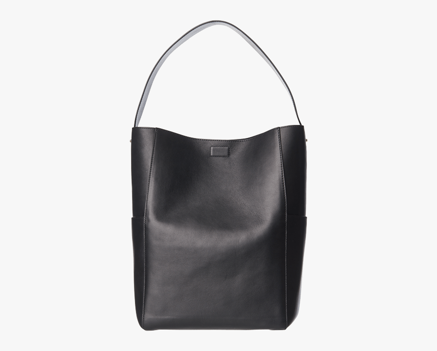 Black Leather Bag - Oh Tasker, Transparent Clipart