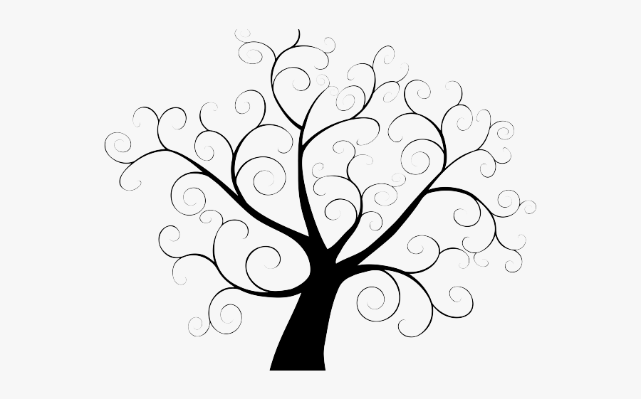 Simple Family Tree Drawing, Transparent Clipart
