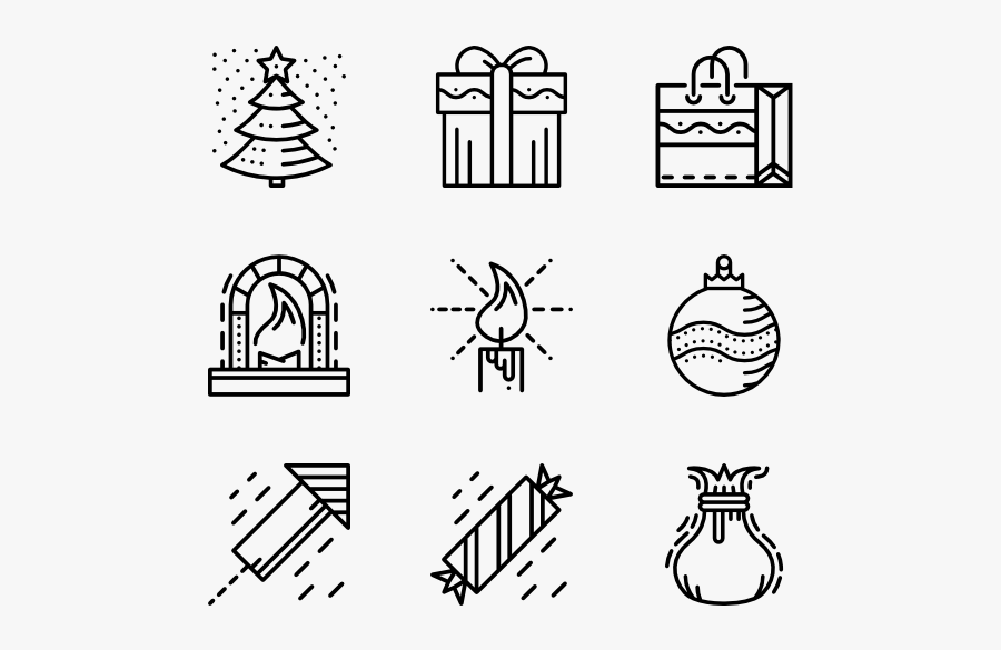 Essential Set - Stock Icons, Transparent Clipart