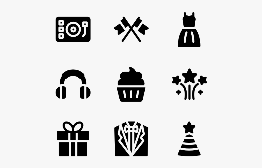 Party - Icone Dashboard, Transparent Clipart