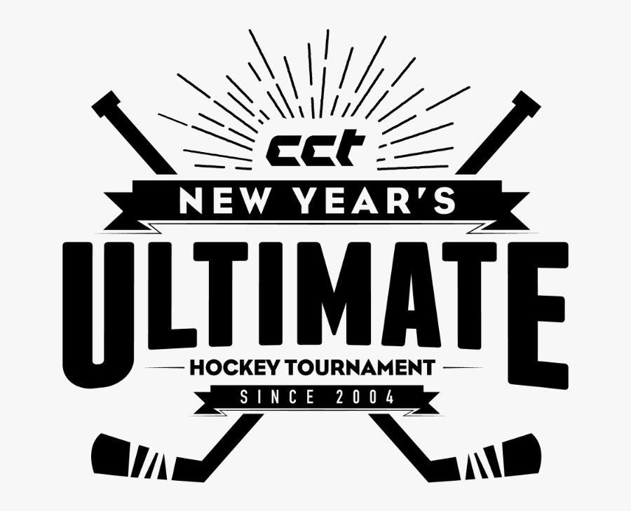 New Years Ultimate - Hockey New Years, Transparent Clipart