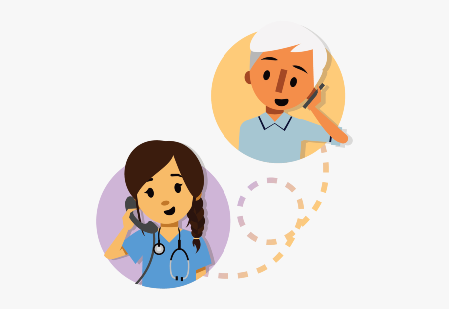 Cancersupportspecialist Phonecall1f-01, Transparent Clipart