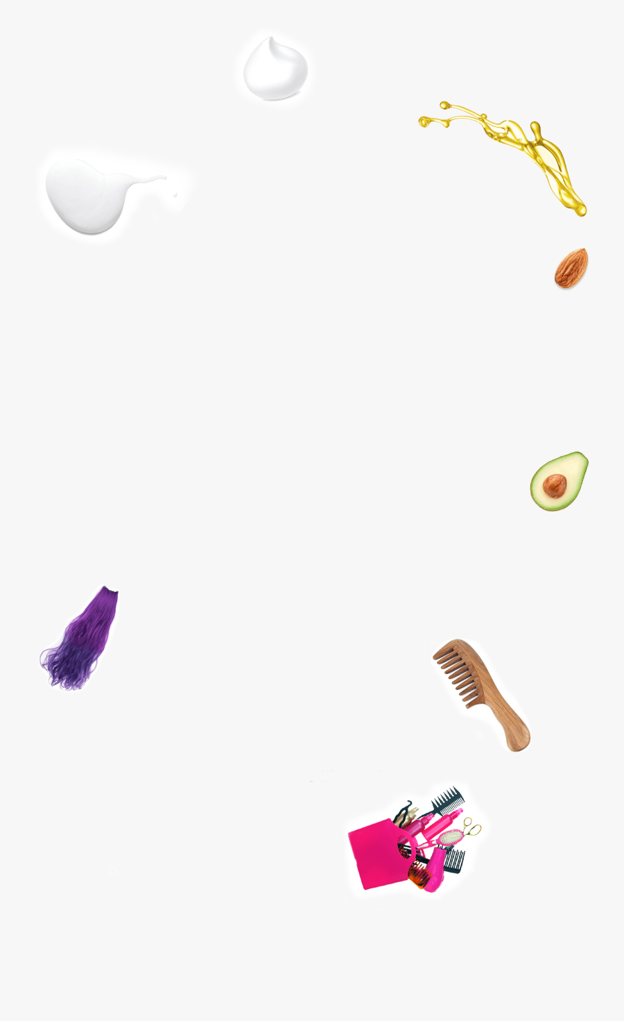 Hair Styling Tools Clip Art, Transparent Clipart